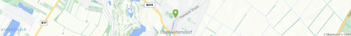Kartendarstellung des Standorts für Triesting-Apotheke in 2522 Oberwaltersdorf